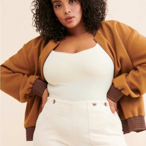 Pilcro “Kit” Utility Wide Leg Corduroy Trousers
 Anthropologie cream - Picture 3 of 10